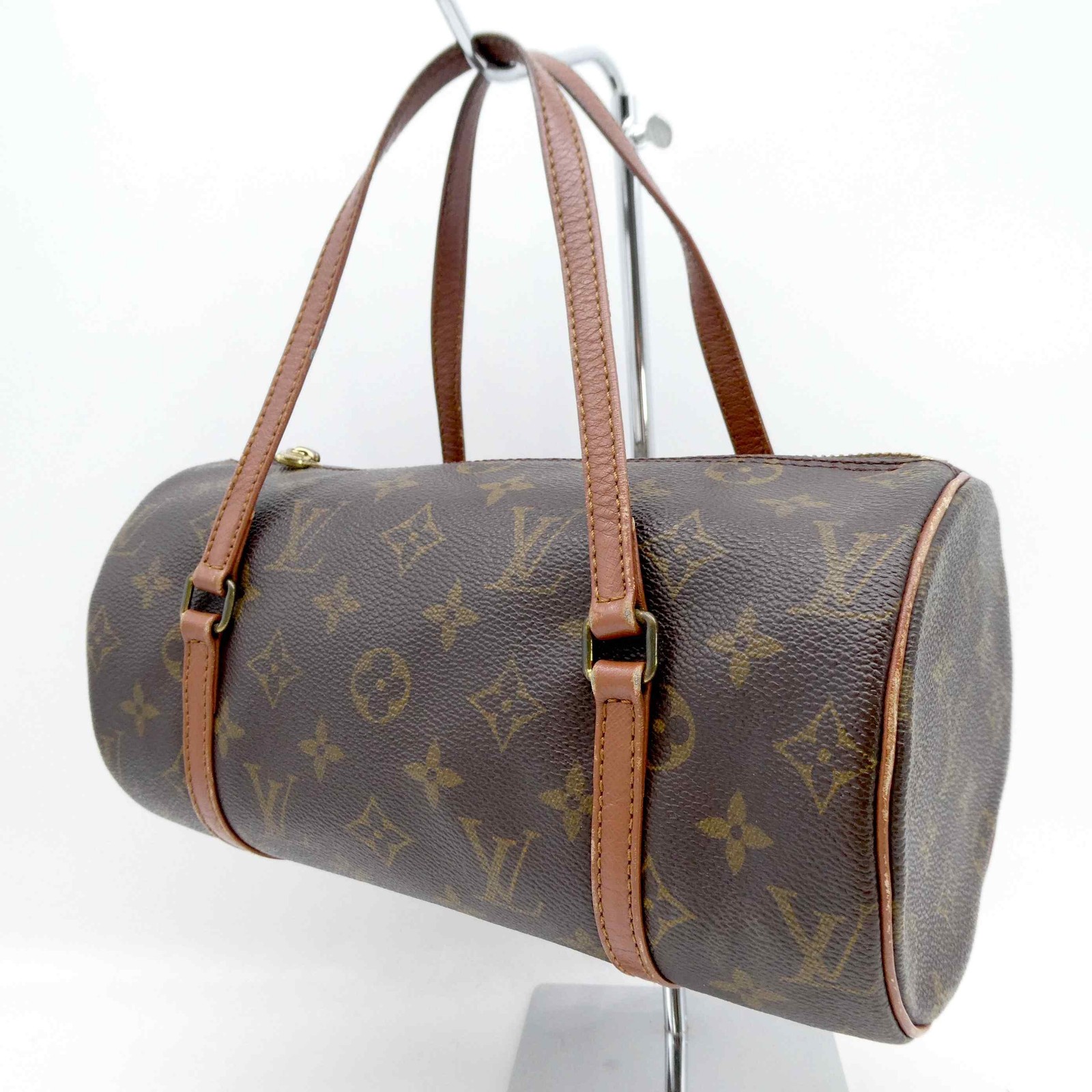 LOUIS VUITTON Papillon 26 M51386 Monogram Shoulder Hand Bag PVC 996