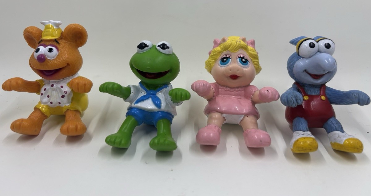 1990 Muppet Babies Set McDonald's Happy Meal Toys Kermit Piggy