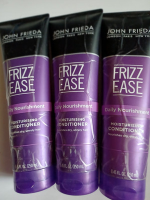 3x  John Frieda Frizz Ease Daily Nourishment Moisturizing Conditioner  PLS READ