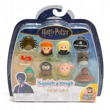 Squish-a-Longs Harry Potter Mini-Squish 6-Pack - Series 2 - Toy Gift Set NEW