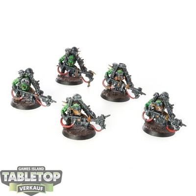Orks - 5 Ork Burna Boyz - bemalt