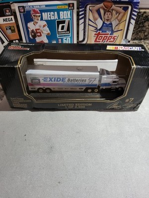 RACING CHAMPIONS PREMIERE EDITION 1995 1:87 EXIDE GEOFF BODINE TRANSPORTER #7