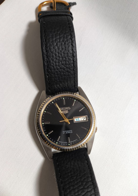 Seiko 5 Automatic 7S26-0500 A4 Black 21 Jewels 