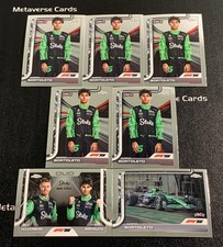 2025 Topps Chrome Formula 1 F1 Gabriel Bortoleto RC Base Car Dual lotx7