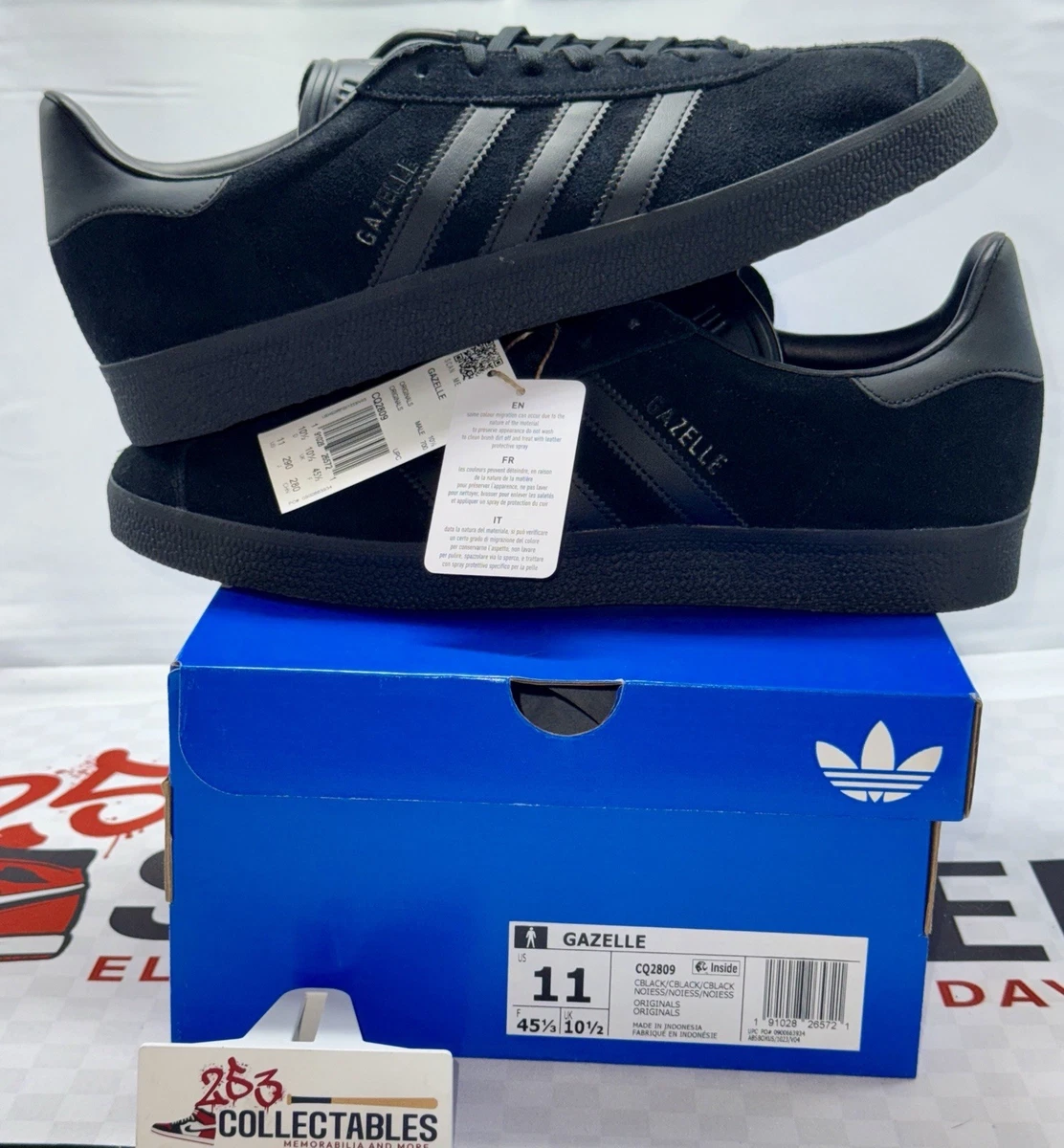 Preços baixos em adidas Originals Gazelle Black | eBay