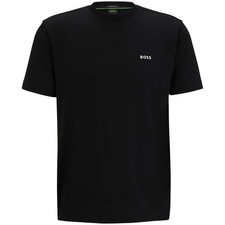 Image of Boss Tee Stretch-Cotton T-Shirt | Black | S, M, L, XL, XXL, 3XL, 4XL, 5XL