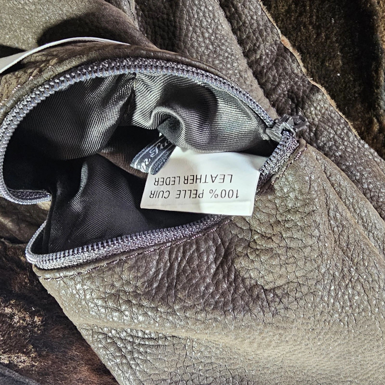 Gimo's Chocolate Brown Super Soft Shearling Jacket 52/L Made In Italy image 7