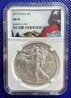 2012 ~ Silver Eagle S$1 ~ NGC MS69 ~ #4654212-049