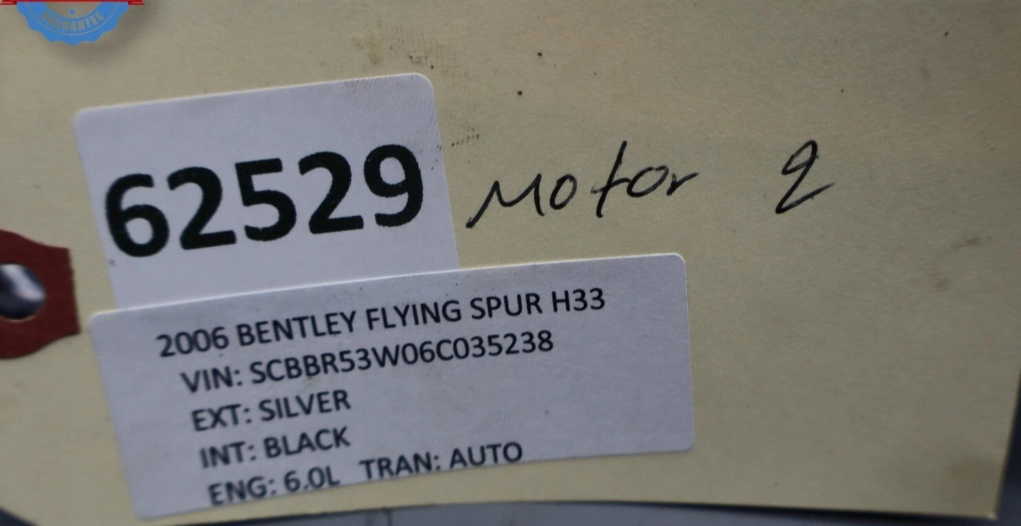 03-12 Bentley Continental Engine Motor Lower Air Intake Manifold 07C133204J Oem