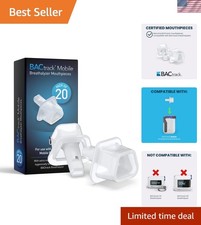 Mobile Smartphone Breathalyzer Mouthpieces 20 Count Not Compatible with C6 ...