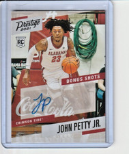2021 Chronicles Prestige Draft Picks John Petty Jr. RC Rookie Auto #PBJPJ