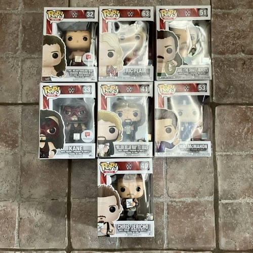 Funko WWE Pop! Walgreens Exclusive Set Shawn Michaels Ric Flair Kane Ted DiBias…