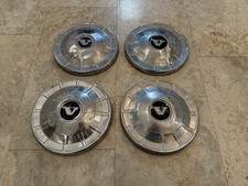 Free Shipping Vintage 1960s 1970s Volvo 140 142 144 145 Hub Caps Metal Original