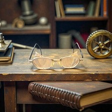 Vintage Safety Goggles Antique Steampunk Style possibly Baush Lomb
