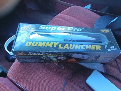 D.T. Systems Super Pro Dog Training Dummy Launcher - White
