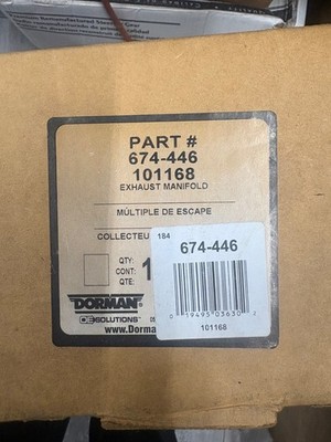 Exhaust Manifold  Genuine Dorman 674-446 New in Box  