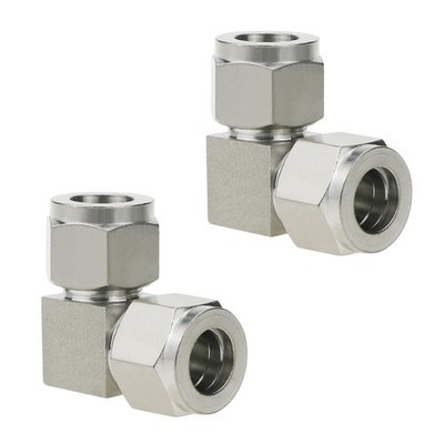 stainless steel 304 elbow compression fitting to connect 1/2 inch O.D. tube coup