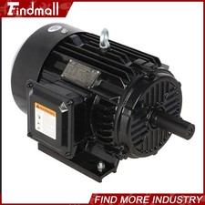 1800 Rpm 5 Hp Electric Motor 184t Frame Tefc 230460v Severe Duty 3 Phase