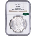 1883-CC $1 Morgan Silver Dollar - Carson City ~ NGC MS 66 CAC