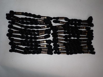 MEZ Pearl Cotton SIZE 5:  #0403  25 M - 27.3 Y Lot of 23 NEW BLACK