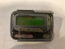 Unication Alpha Elegant Numeric Pagers/Beepers w/ Holster - No Battery