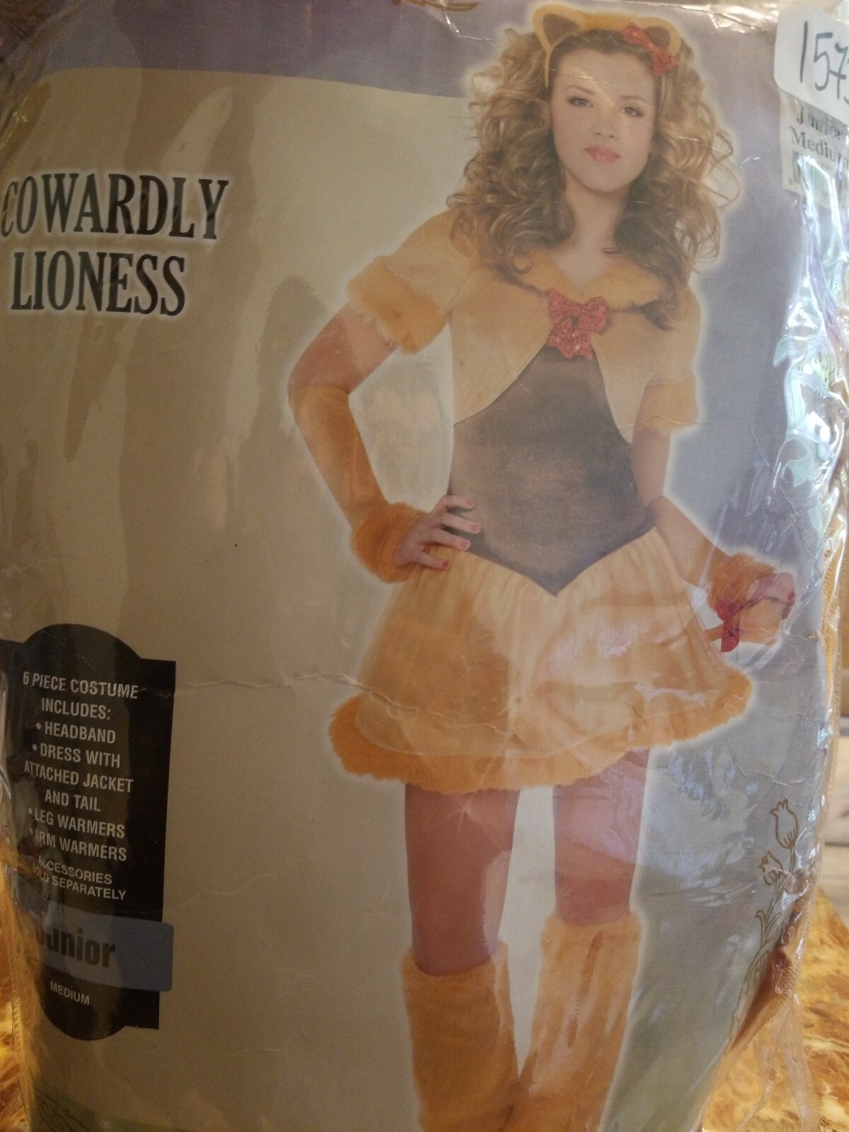 Cowardly Lioness Junior Medium Costume #672
