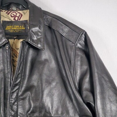 Vintage Leather Flyer's Jacket Type A-2 Expedition US Army