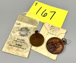 lot of 2 WWi Italian medals long service awards y167