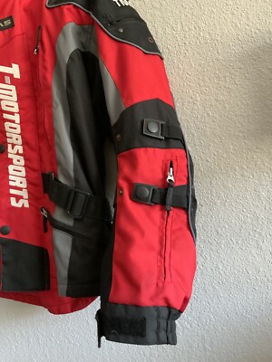 Padded TMS Motocross Jacket MEDIUM T-Motorsports Red | eBay