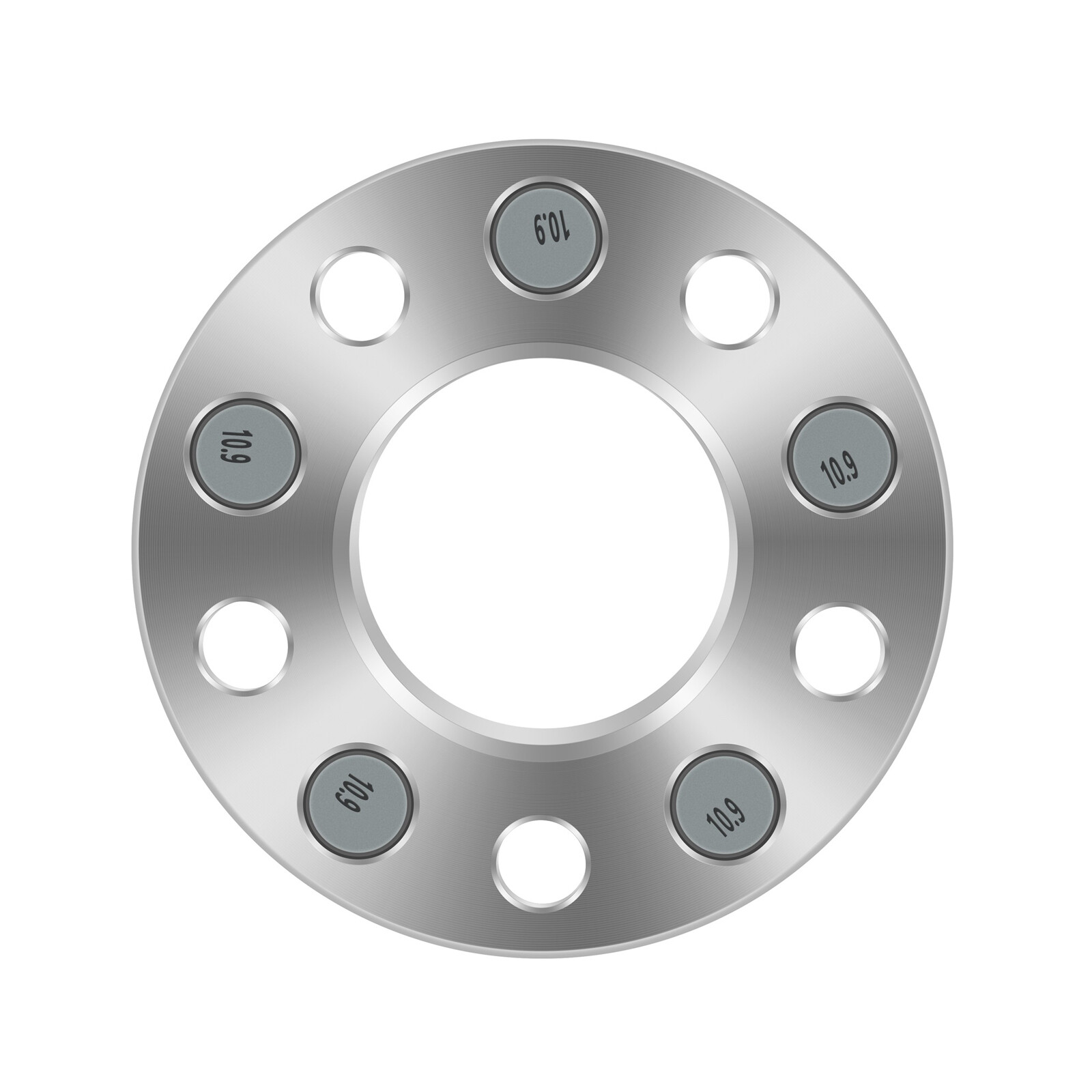 4-Pack 1" Wheel Spacers 5x4.5 Hub Centric For Ford Mustang Ranger Explorer - Black T6 Aluminum