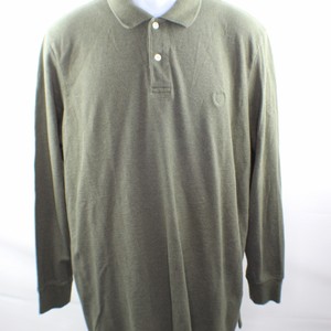 polo verde manga larga