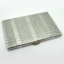 Etui à cigarettes espagnol argent massif 916 1965 inscrit