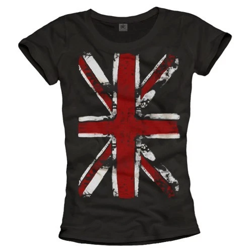 England Shirt Damen UNION JACK Great Britain United Kingdom UK T-Shirts London - Bild 1 von 1