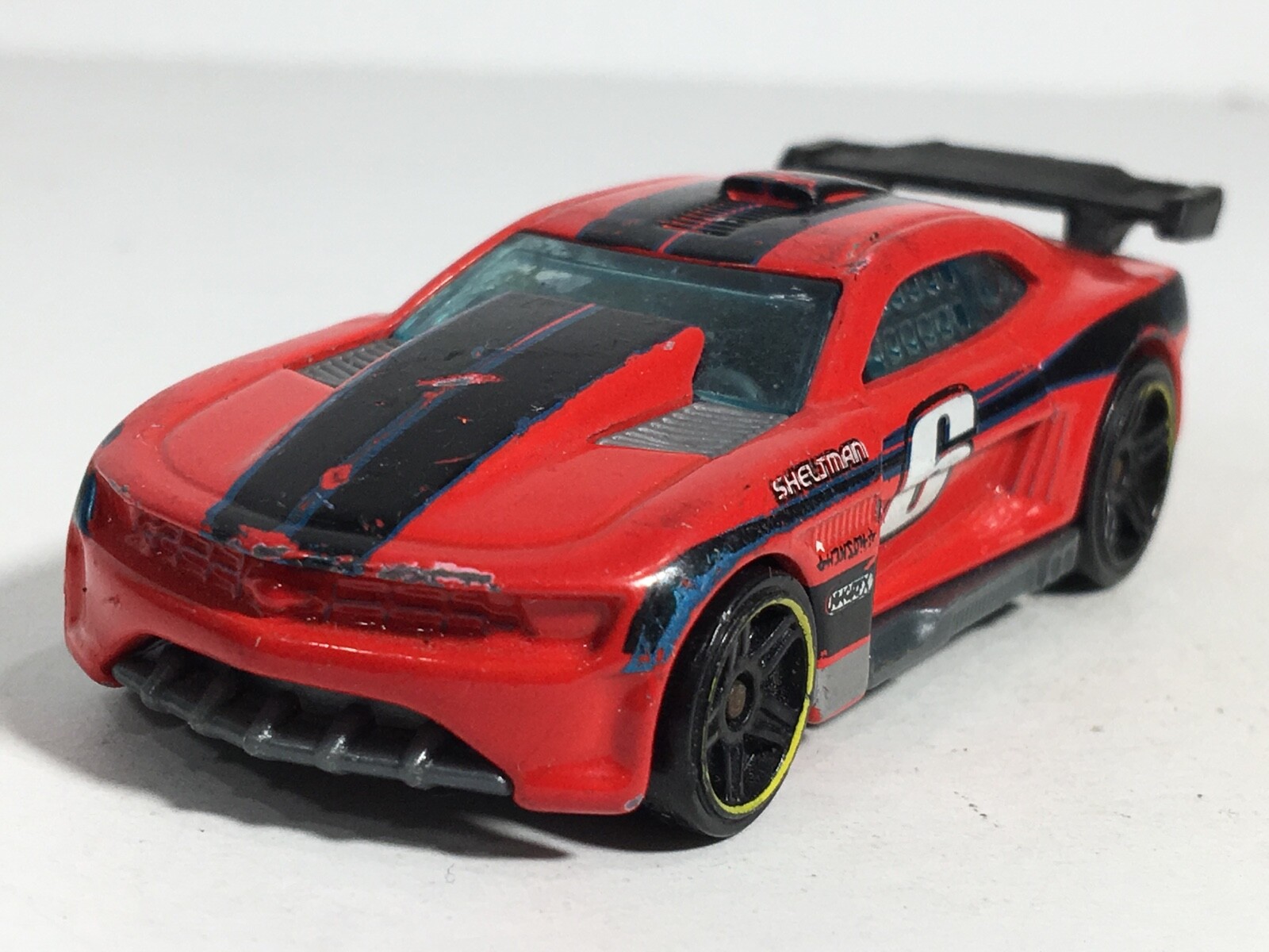 Hot Wheels 2011 Custom '11 Camaro Red w/ Black Stripes HW New Models Series