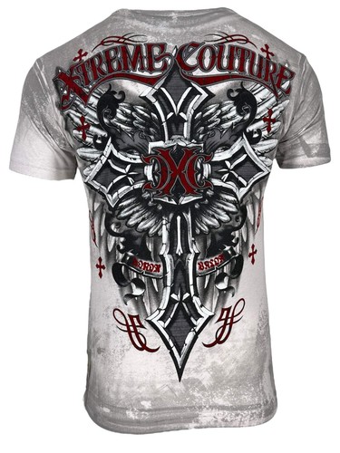 Xtreme Couture By Affliction Men's T-Shirt - Crossed Out Y2K Graphic Tee, Premium Cotton - View #3