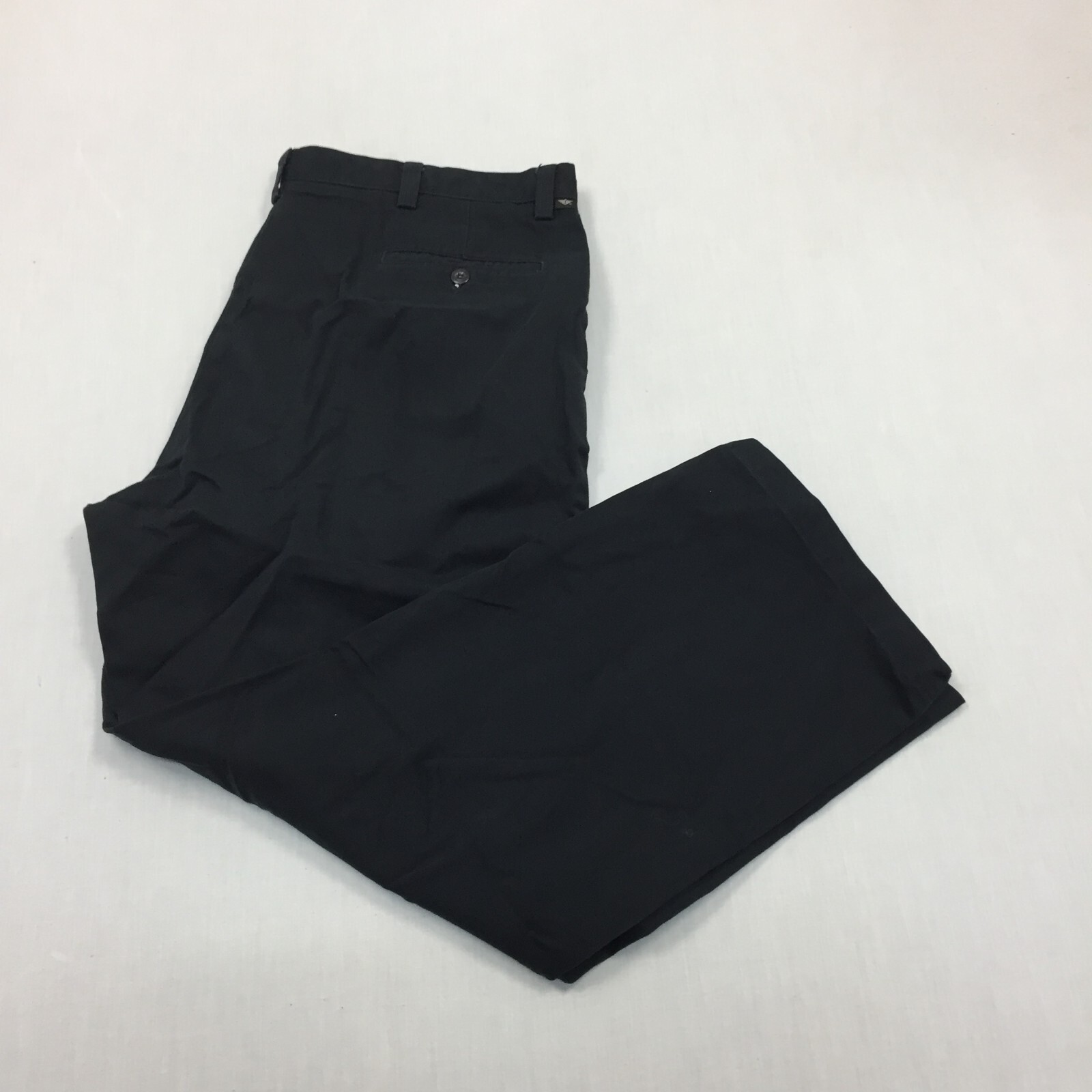 Dockers Chino Trousers Cotton Pants Straight Fit Mens Size 40W 30L Black