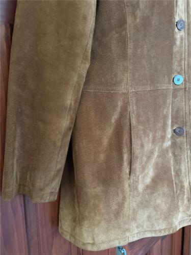 Style & Co. Suede Pants Coat Suede Coat Size Large - Picture 3 of 9