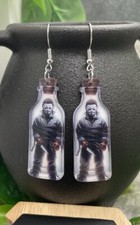 2.5  Silver-tone Movie Slasher Bottle Dangle Earring Set New Free Ship B4061