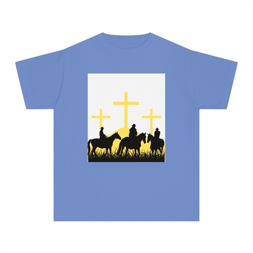 Youth Faith & Horses Graphic Tee - Perfect for Faith-based Events - Picture 41 of 61