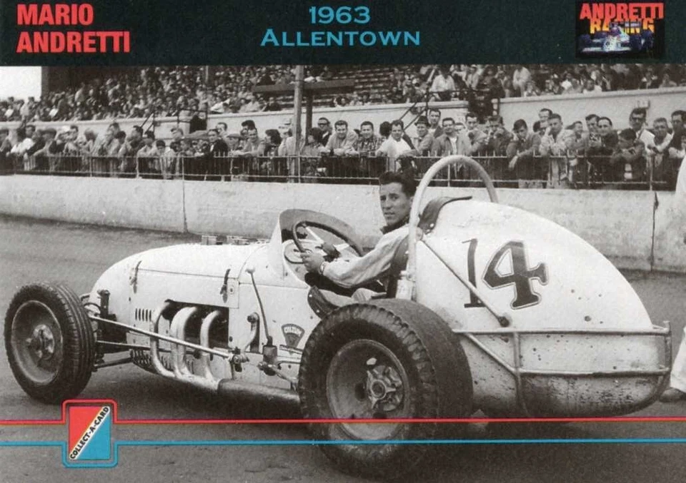 1992 Collect-a-Card Andretti Family SET BREAK - Mario, Michael, Jeff, John - Image 2 of 2