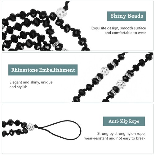 Beaded Phone Charm Neck Phone Charm Women Phone Hanging Lanyard Beaded Lanyards - 第 6/11 張圖片