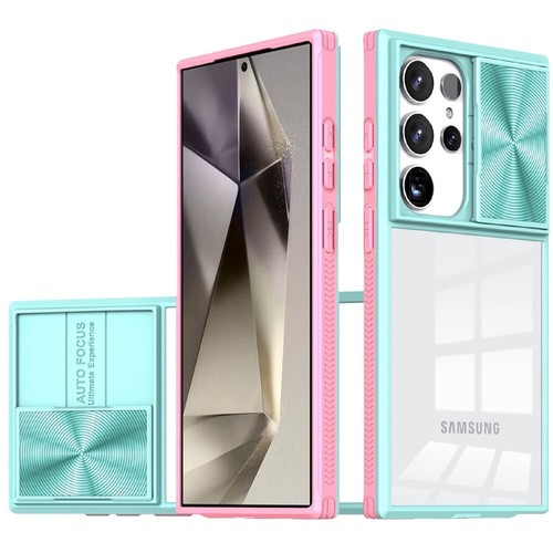 For Galaxy S25 Ultra/S25+/S25 Phone Case Transparent Case W/Camera Privacy Cover - Picture 29 of 35