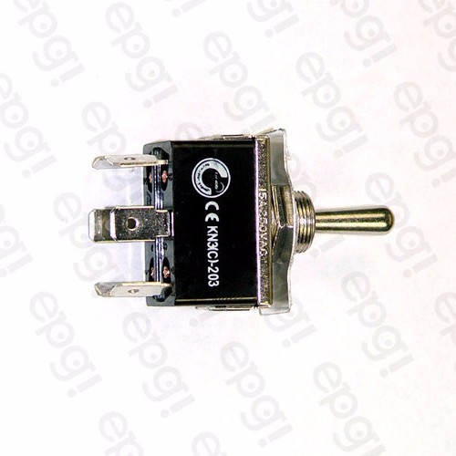 INTERRUPTOR DE PALANCA MOMENTO1SIDE DPDT 6P C/O PALA DE ENCENDIDO-APAGADO (ENCENDIDO) CON ARRANQUE CVR#661955/665001 - Imagen 2 de 4
