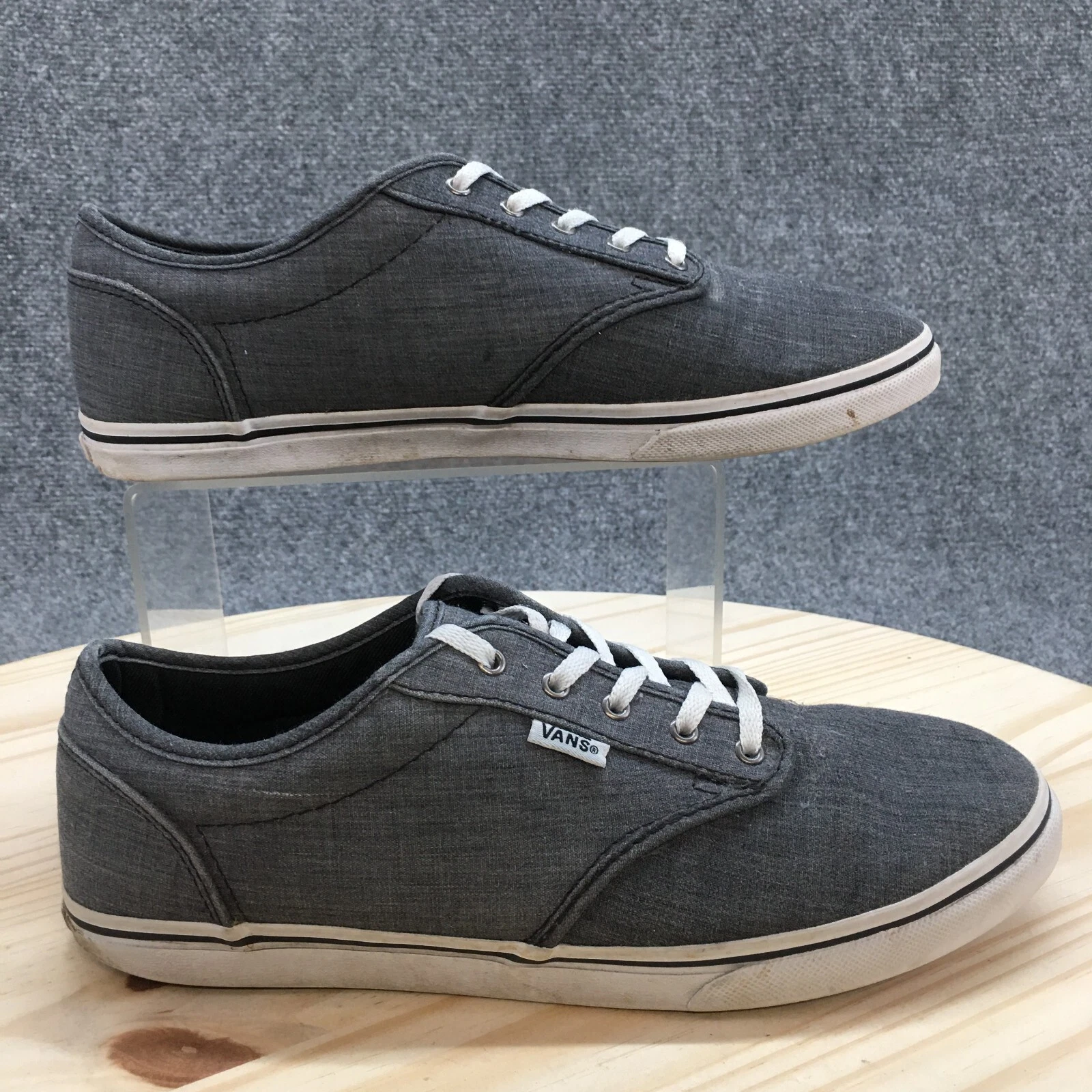 Scarpe da ginnastica Vans donna 9 Atwood grigie stringate comfort casual punta rotonda TB4R
