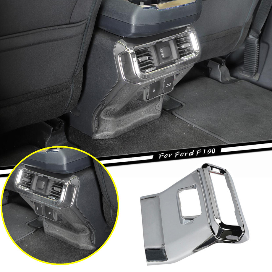 Ford F150 F-150 2021-2023 Chrome Rear Air Vent Panel Cover Trim Accessory