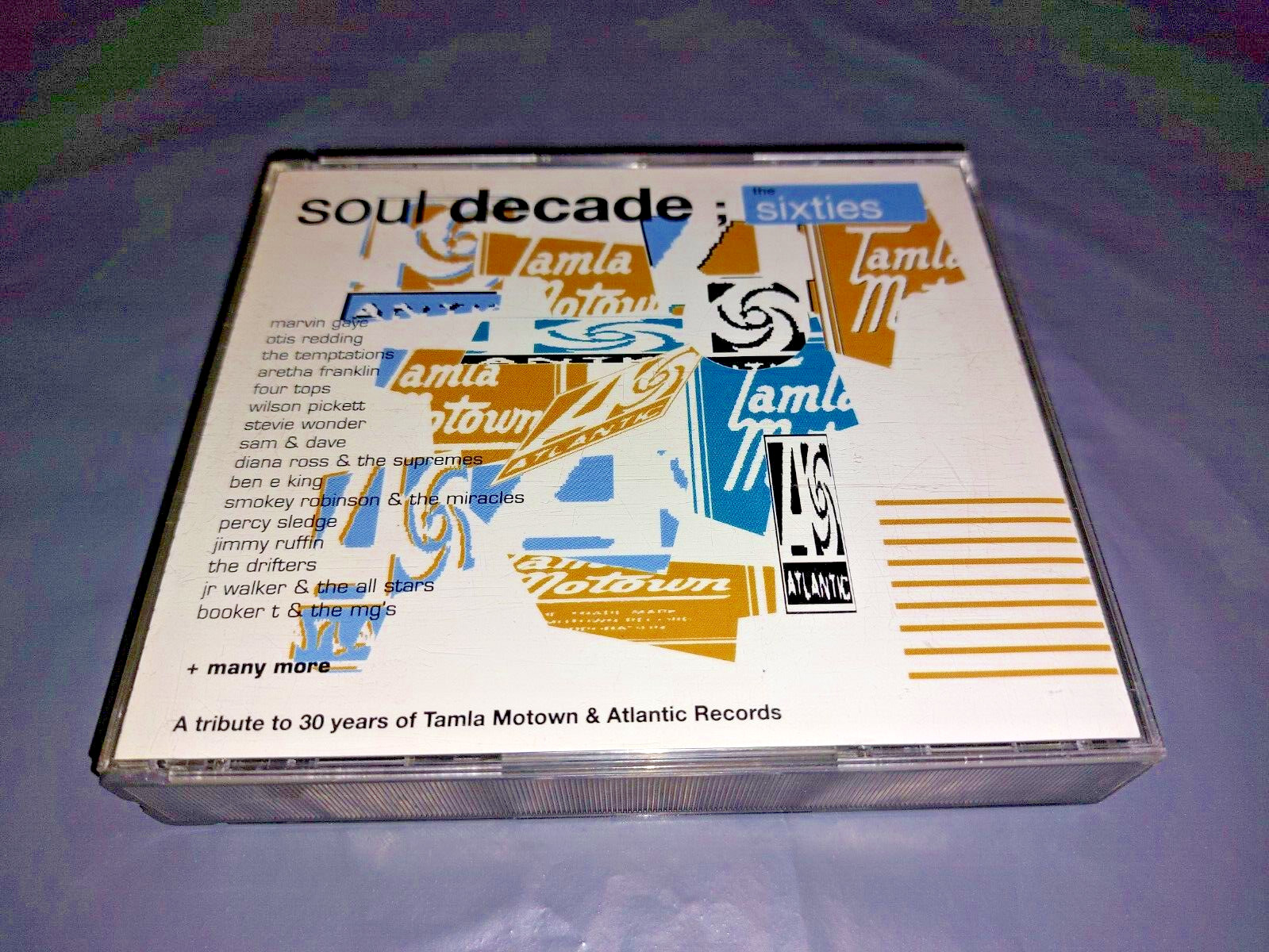 VARIOUS ARTISTS * SOUL DECADE ~ THE SIXTIES * 2 X CD ALBUM EXCELLENT FATBOX 1990