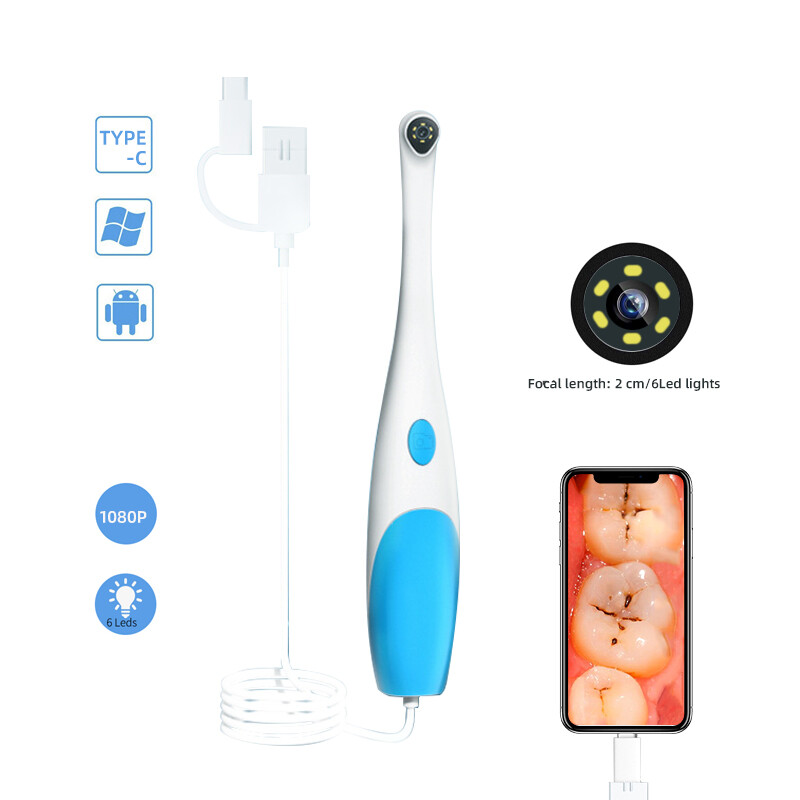 HD Dental Endoscope Intraoral Oral Camera Screen Medical Borescope Dental camera