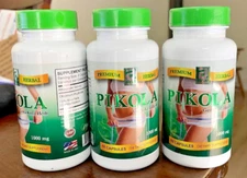 3 PIKOLA Gotu Kola Herb 180 capsules Gotu Kola Herb 1000 mg Loss Weigth HERBAL