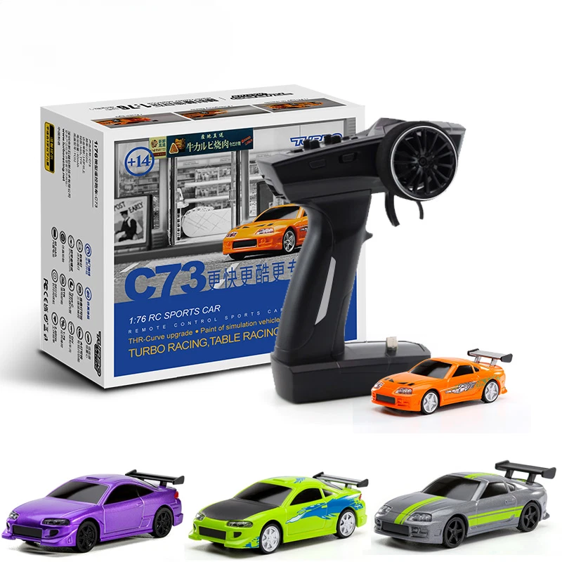 Радиоуправляемый автомобиль гироскоп Turbo Racing 1:76 C64 C73 C72 C71 C74 Drift полностью пропорциональный - Изображение 2 из 4