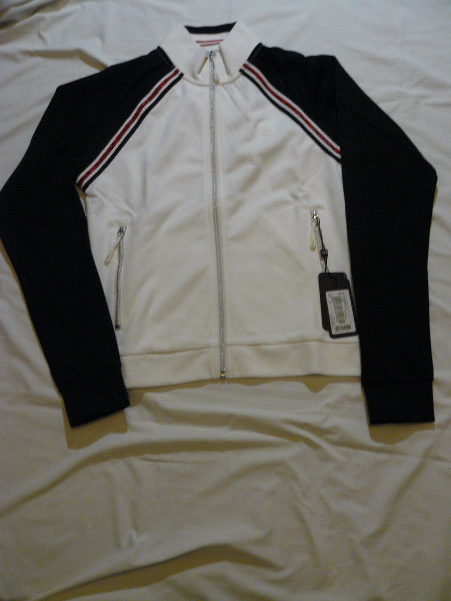 NWT WOMEN'S A/X ARMANI EXCHANGE FULL ZIP WHITE JACKET SIZE XS